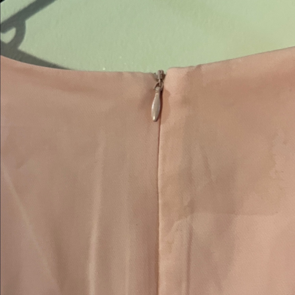 MORE TO COME Cap-Sleeve Square Neck Mini Dress in Blush Pink - Picture 12 of 13